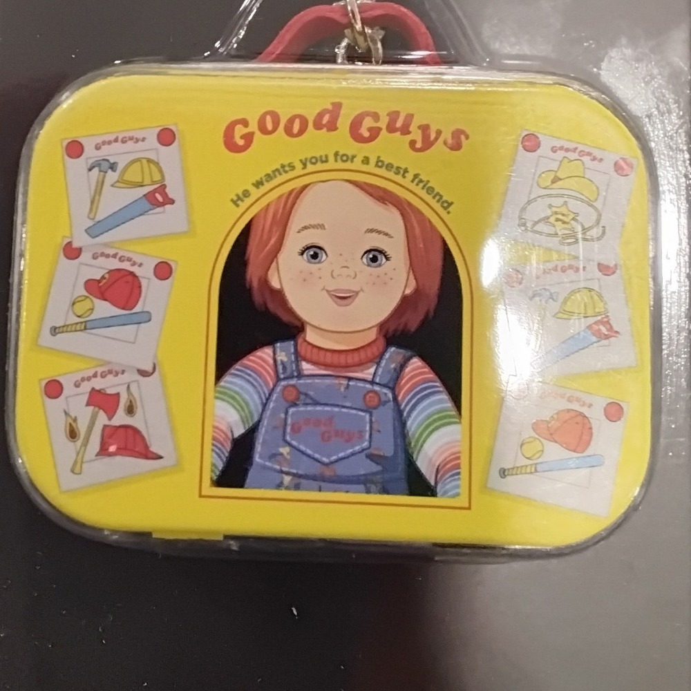 Chucky Good Guys Mini Lunchbox Keychain Bioworld Child's Play Horror Movie NIP